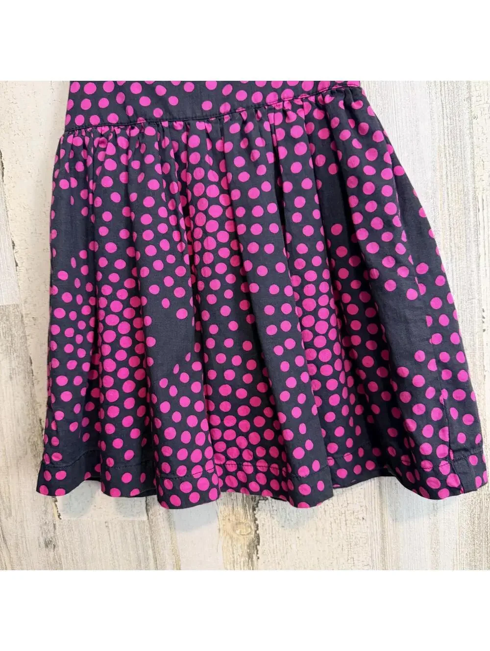 Carter’s Girls 18M Black Pink Polka Dot Dress Cotton Twirl